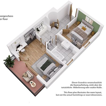 Moderne Maisonette Mit Garten Unterschleißheim Esterno foto