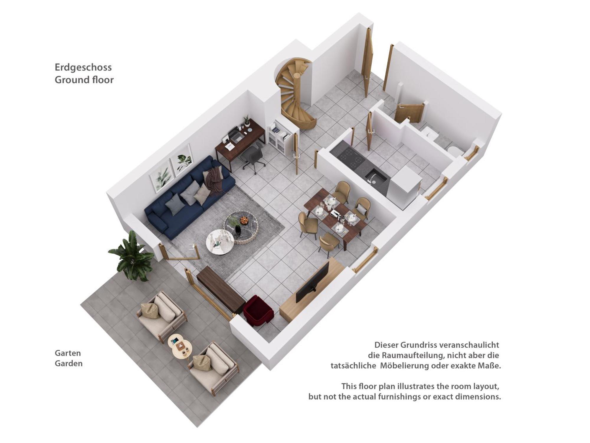 Moderne Maisonette Mit Garten Unterschleißheim Esterno foto